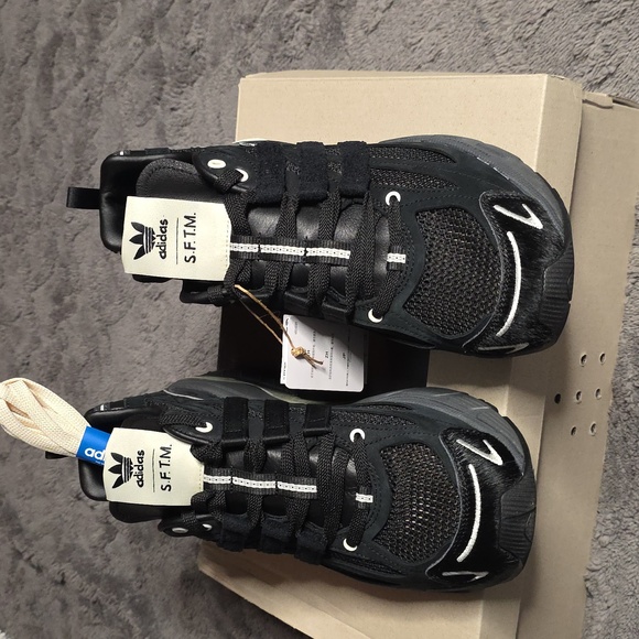 Adidas Black and Gray Men's Sneakers - Picture 2 of 4